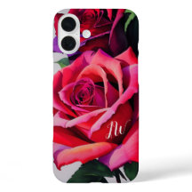 ゴージャスなバラとカスタム文字