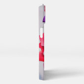 ゴージャスなバラとカスタム文字 iPhoneケース (右側面)