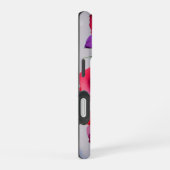 ゴージャスなバラとカスタム文字 iPhone 16ケース (右側面)