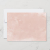 ゴージャスなバラとバーガンディの花 エレガントなウェディング セーブザデート (裏面)