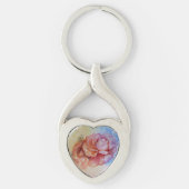 ゴージャスなバラバレンタインキーチェーン キーホルダー (正面)