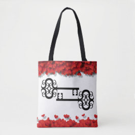 ゴージャスなビクトリアン鍵グラマラスなハース トートバッグ