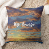 ゴージャスなビーチサンセットインザバハマ クッション (ブランケット)