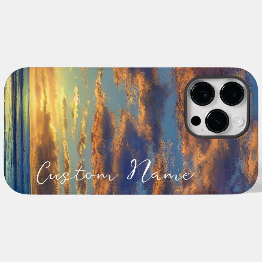 ゴージャスなビーチサンセットインザバハマ Case-Mate iPhoneケース (裏面 (横))