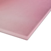 ゴージャスなピンクのローズ金ゴールドと銅のグリッタードリップ カッティングボード (角)