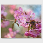 ゴージャスなピンクの桜の花 ラッピングペーパー (フラット)