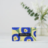 ゴージャスなフローラPoppy Designer名刺 名刺 (スタンド正面)