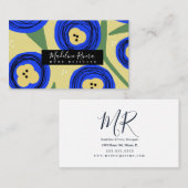 ゴージャスなフローラPoppy Designer名刺 名刺 (正面/裏面)