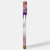 ゴージャスなフワフワの白い子猫バイオレット色の目 Case-Mate iPhoneケース (裏面 / 右)