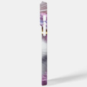 ゴージャスなフワフワの白い子猫バイオレット色の目 Case-Mate iPhoneケース (裏面 / 左)