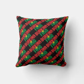 ゴージャスなブルキナファソ国旗 クッション (裏面)