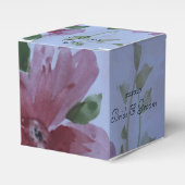 ゴージャスなブルゴーニュとブルーウォーターの色 フェイバーボックス (正面サイド)