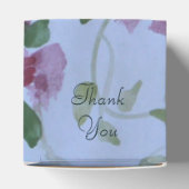 ゴージャスなブルゴーニュとブルーウォーターの色 フェイバーボックス (上部)