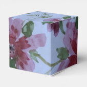 ゴージャスなブルゴーニュとブルーウォーターの色 フェイバーボックス (裏面サイド)