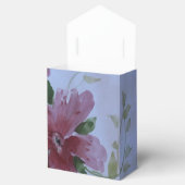 ゴージャスなブルゴーニュの水彩画フローラ フェイバーボックス (オープン)