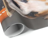 ゴージャスなブルドッグの子犬 |犬の恋人 ラッピングペーパー (ロールコーナー)