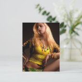 ゴージャスなブロンド・バベ ポストカード (スタンド正面)