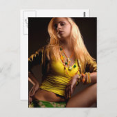 ゴージャスなブロンド・バベ ポストカード (正面/裏面)