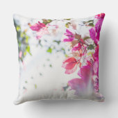 ゴージャスなブーゲンビリアの花装飾用クッション クッション (裏面)