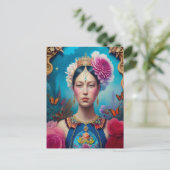 ゴージャスなプリンセスポートレート ポストカード (スタンド正面)