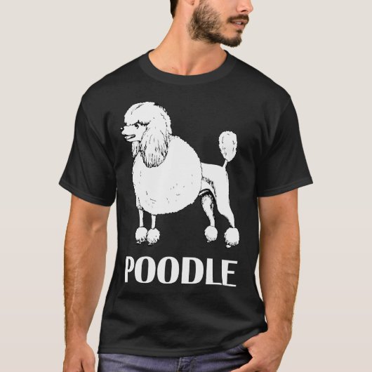 ゴージャスなプードル Tシャツ (正面)
