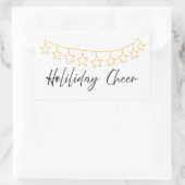 ゴージャスなホリデーシール 長方形シール (バッグ)