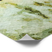 ゴージャスなホワイトテールディアドー絵画ウォーター ポスター (角)