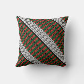 ゴージャスなマダガスカル国旗 クッション (裏面)