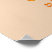 ゴージャスなミニマルなドイツの羊飼いのポスター ポスター (角)