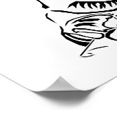 ゴージャスなミニマル山獅子価値ポスター ポスター (角)