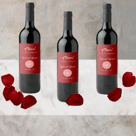 ゴージャスなメンディ ワインラベル