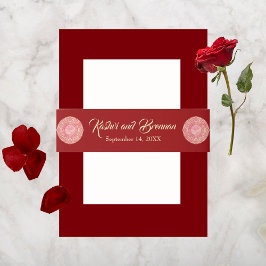 ゴージャスなメンディ 招待状ベリーバンド