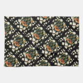 ゴージャスなヨーキープー キッチンタオル (横)