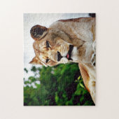 ゴージャスなライオネスデジタ絵画ルズ ジグソーパズル (縦)