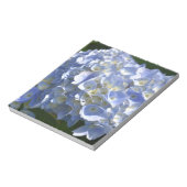 ゴージャスなライトブルーの開花あじさいブッシュ ノートパッド (回転)