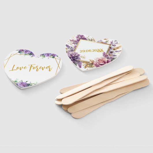 ゴージャスなラベンダーブドウ園の写真 ハンドファン (組立なし)