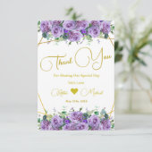 ゴージャスなラベンダーブドウ園 |写真ありがとう サンキューカード (スタンド正面)