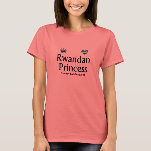 ゴージャスなルワンダの王妃 Tシャツ (正面)