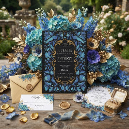 ゴージャスなロイヤルエレガンス ウェディング インビテーション