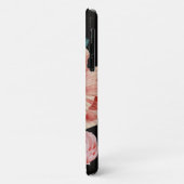 ゴージャスなヴィンテージバラName Monogram Case-Mate iPhoneケース (裏面/左)