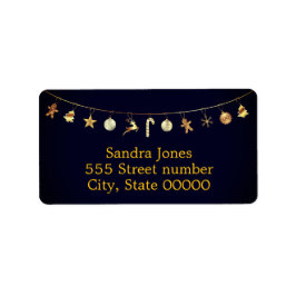 ゴージャスな休日住所 シール