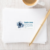 ゴージャスな住所 シールフローラ ラベル (インサイチュ)