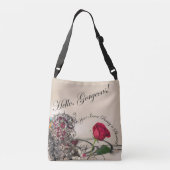 ゴージャスな内美しい クロスボディバッグ (裏面)