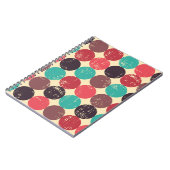 ゴージャスな円形の壁紙 ノートブック (左側)