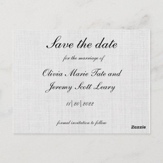 ゴージャスな冬の湖のシーンの日付を保存 ポストカード (裏面)