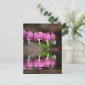 ゴージャスな出血ハート招待状 インビテーションポストカード (スタンド正面)