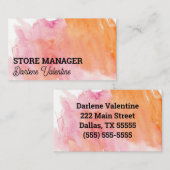 ゴージャスな名刺 名刺 (正面/裏面)