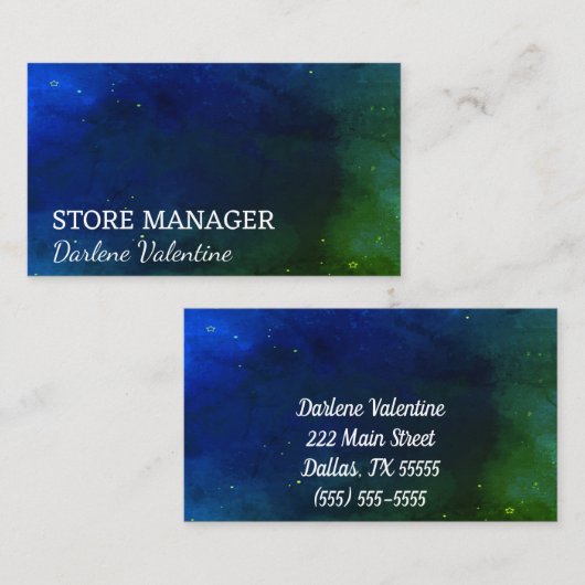 ゴージャスな名刺 名刺 (正面/裏面)