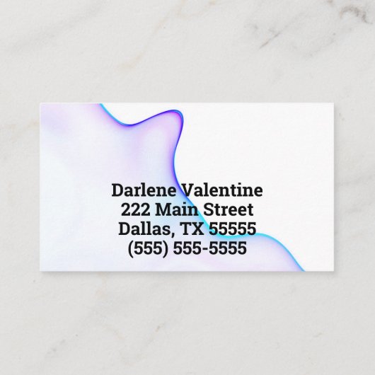 ゴージャスな名刺 名刺 (裏面)