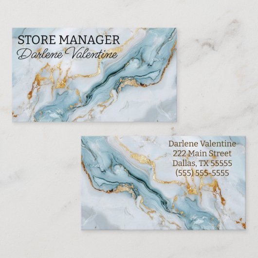 ゴージャスな名刺 名刺 (正面/裏面)